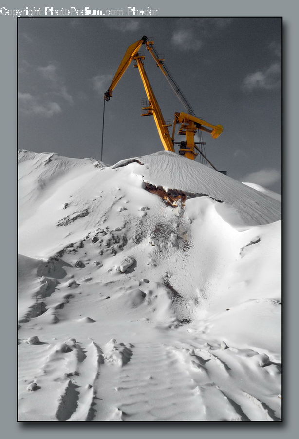 Outdoors, Sand, Soil, Ice, Snow, Alps, Crest