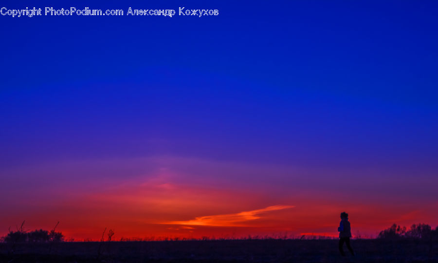 Dawn, Dusk, Red Sky, Sky, Sunrise, Sunset, Outdoors