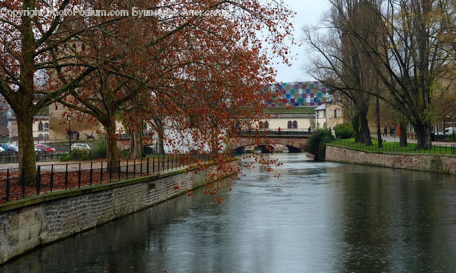 Canal, Outdoors, River, Water, Building, Downtown, Town