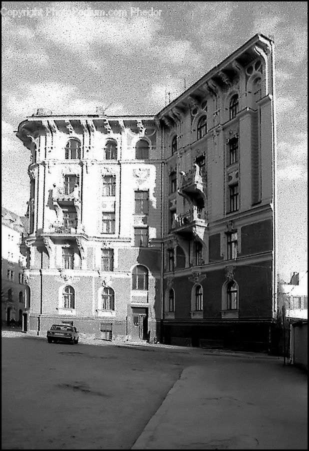 Alley, Alleyway, Road, Street, Town, Balcony, Downtown