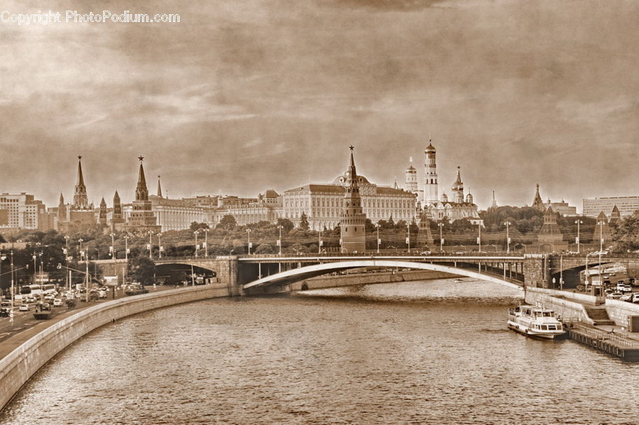 Parliament, Bridge, Arch, Arch Bridge, Architecture, Dome, Mosque