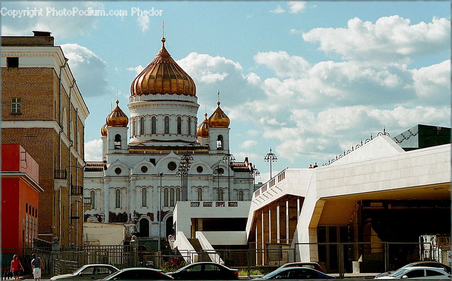 Brick, Architecture, Dome, Church, Worship, Downtown, Neighborhood