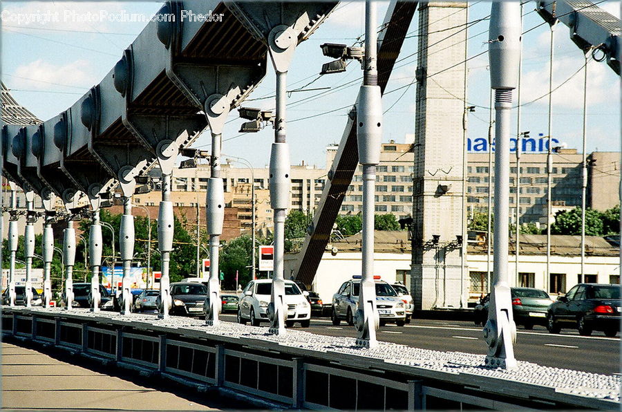 Car, Suv, Vehicle, Parking, Parking Lot, Bridge, Canopy