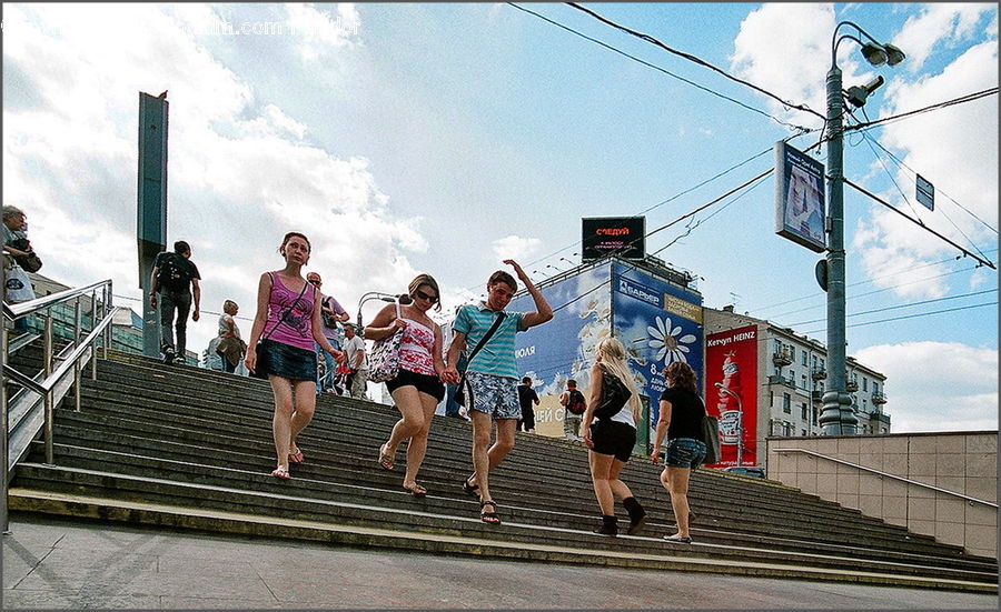 People, Person, Human, Railing, Boardwalk, Deck, Path