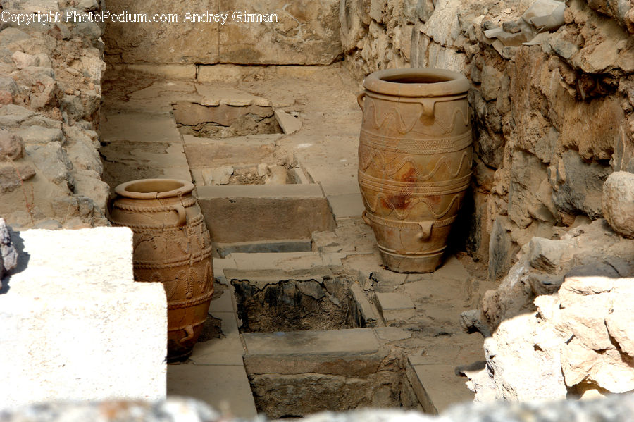 Ancient Egypt, Pot, Pottery, Bucket, Jar, Urn, Vase