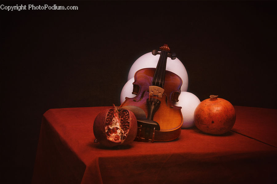 Cello, Fiddle, Musical Instrument, Violin, Viola, Gourd, Produce