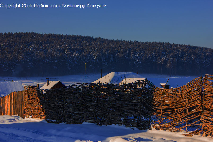 Blizzard, Outdoors, Snow, Weather, Winter, Plateau, Brick