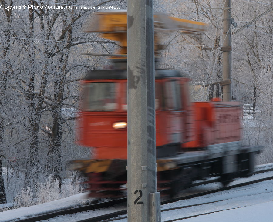Train, Vehicle, Freight Car, Shipping Container, Architecture, Bell Tower, Clock Tower