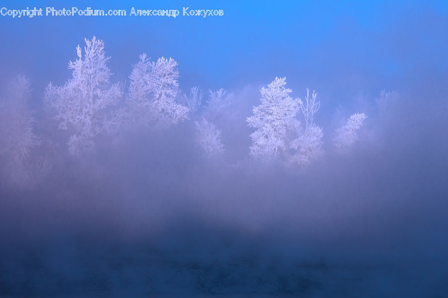 Frost, Ice, Outdoors, Snow, Azure Sky, Cloud, Sky