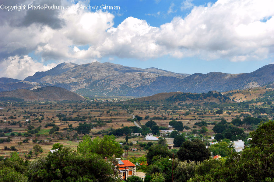 Crest, Mountain, Mountain Range, Outdoors, Peak, Bush, Plant