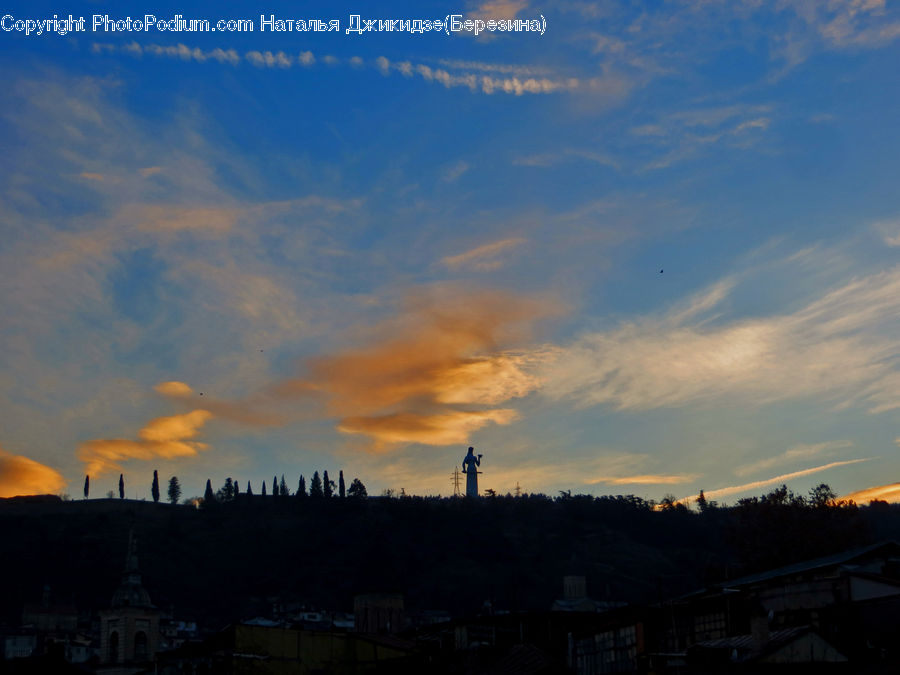 Azure Sky, Cloud, Outdoors, Sky, Dawn, Dusk, Red Sky