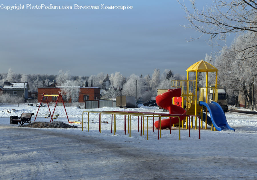 Playground, Swing, Chair, Furniture