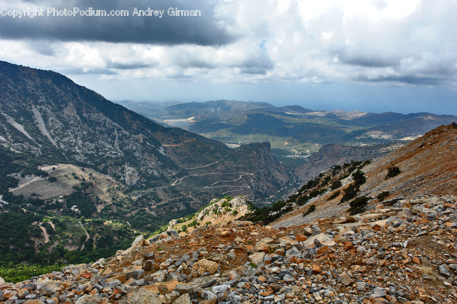 Crest, Mountain, Outdoors, Peak, Mountain Range, Landscape, Nature