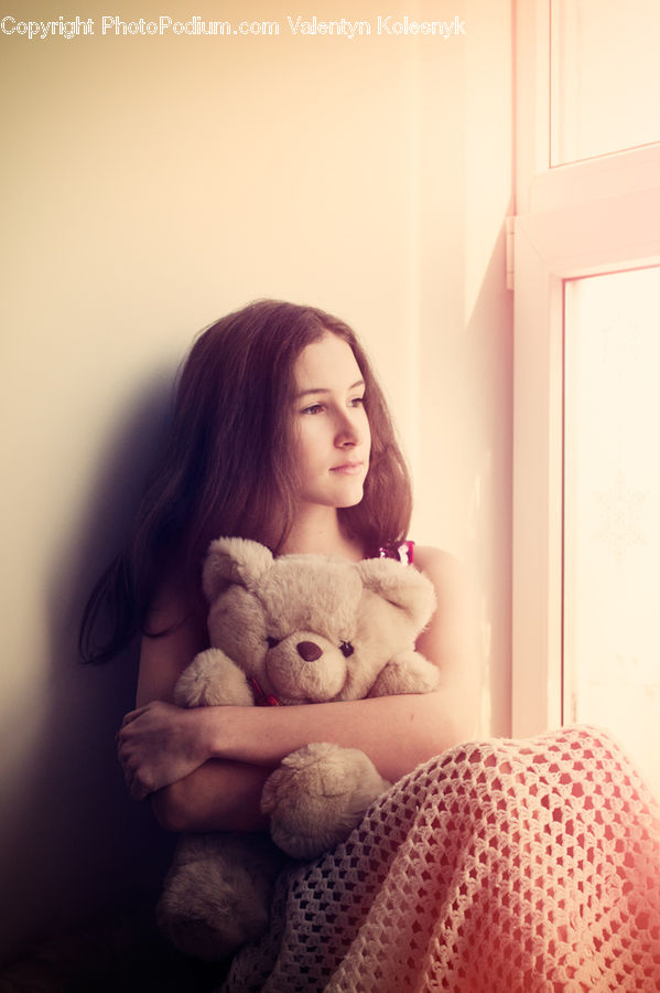 Teddy Bear, Toy, People, Person, Human, Baby, Child