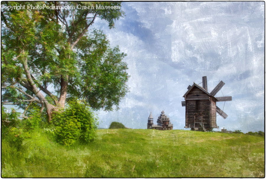 Cabin, Hut, Rural, Shack, Shelter, Countryside, Field