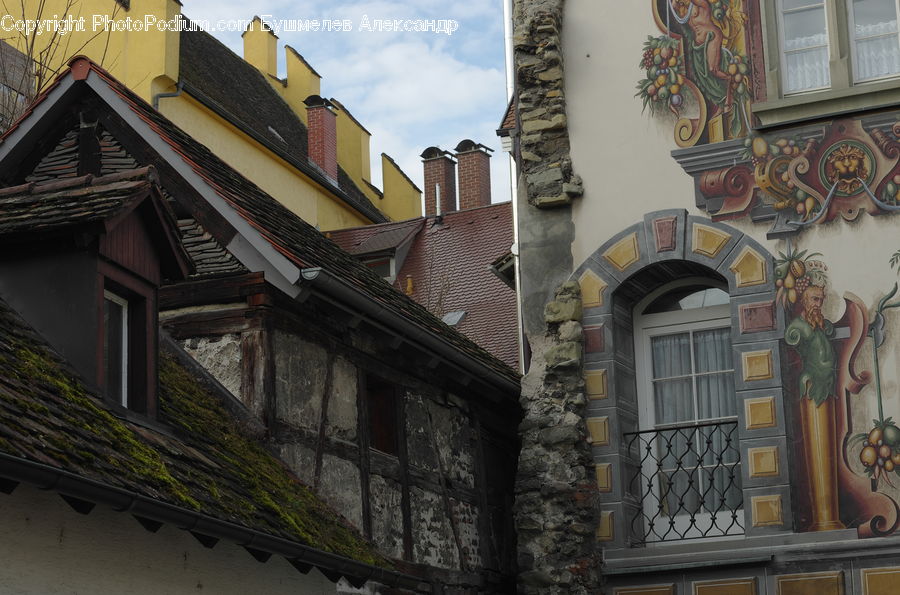 Balcony, Building, Cottage, Housing, Architecture, Cathedral, Church
