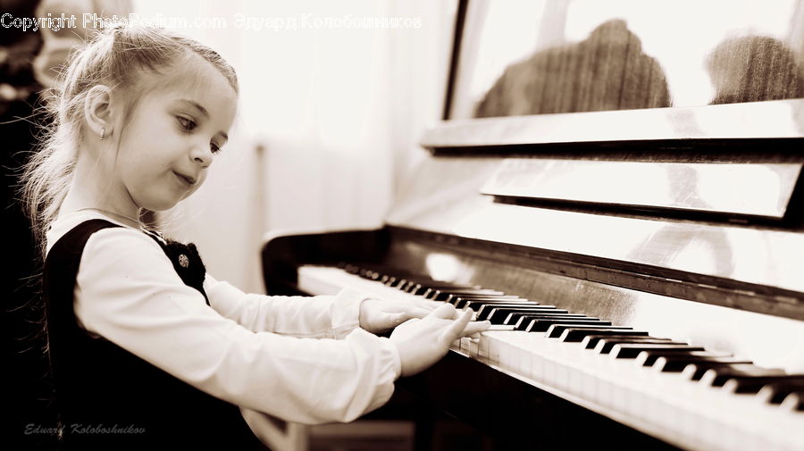 People, Person, Human, Grand Piano, Musical Instrument, Piano, Brush