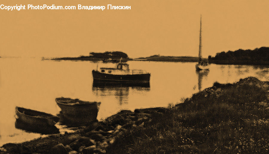 Boat, Watercraft, Dinghy, Hole, Sailboat, Vessel, Plant