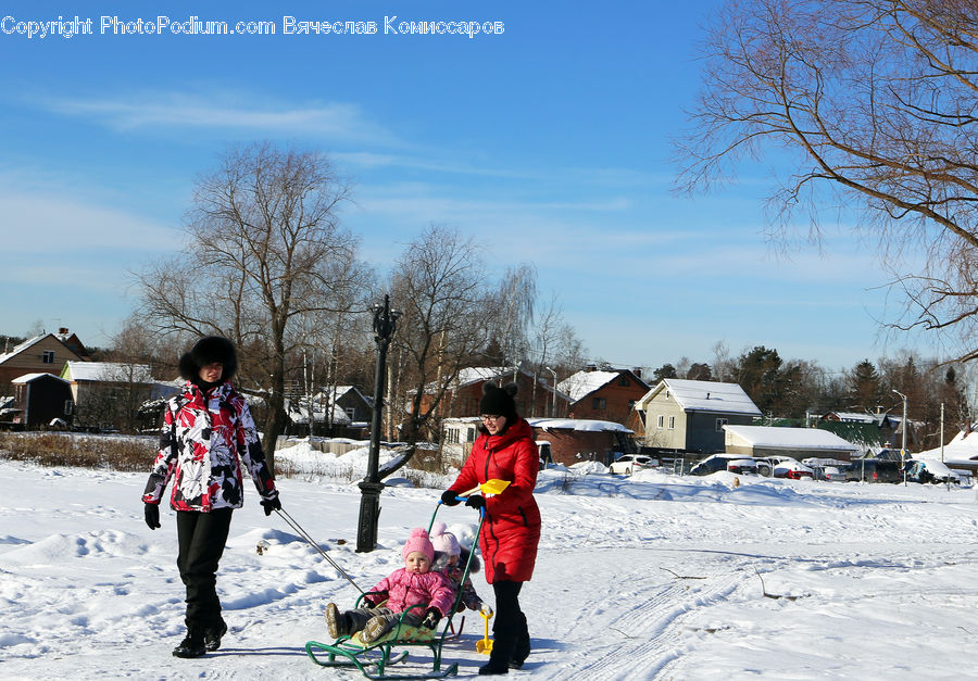 Human, People, Person, Sled, Ice, Outdoors, Snow