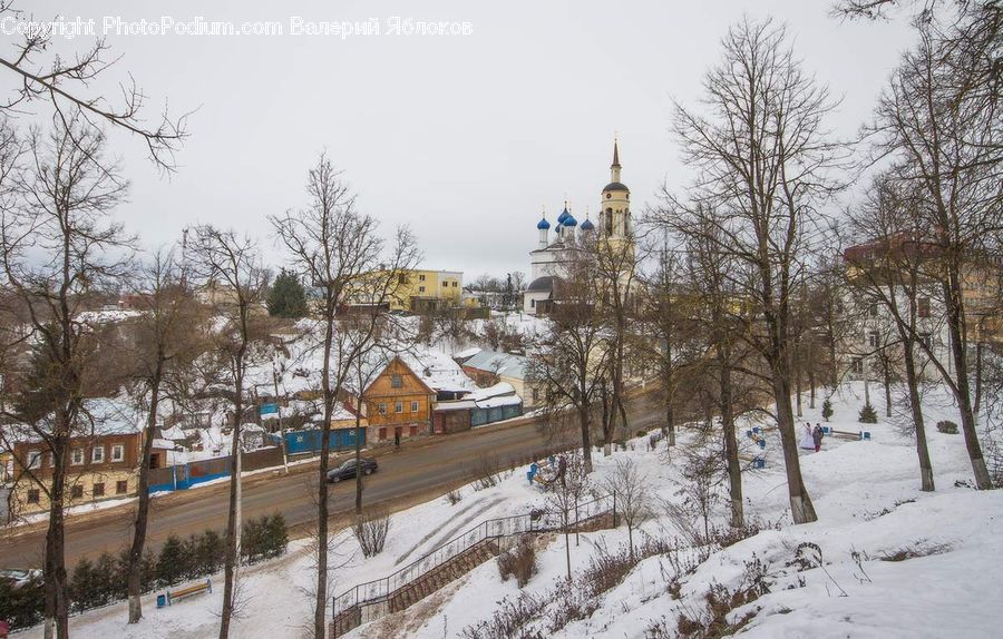 Terminal, Train Station, Downtown, Neighborhood, Town, Ice, Outdoors