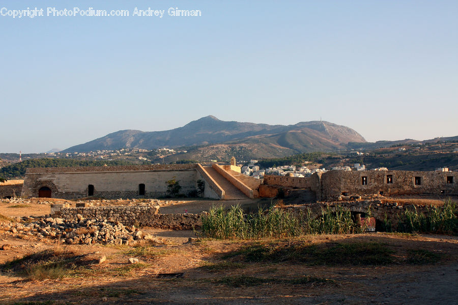 Castle, Fort, Architecture, Housing, Monastery, Aerial View, Ruins