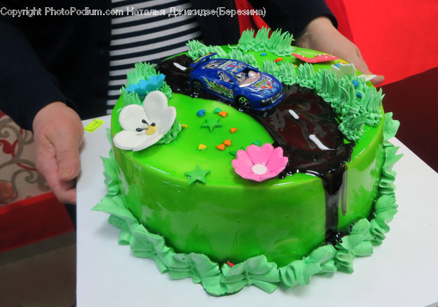 Cake, Dessert, Food, Birthday Cake, Paper, Cream, Icing