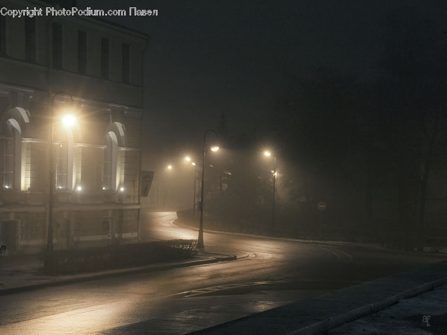 Headlight, Light, Fog, Pollution, Smog, Smoke