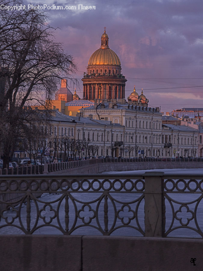 Architecture, Dome, Railing, Building, Church, Worship, City