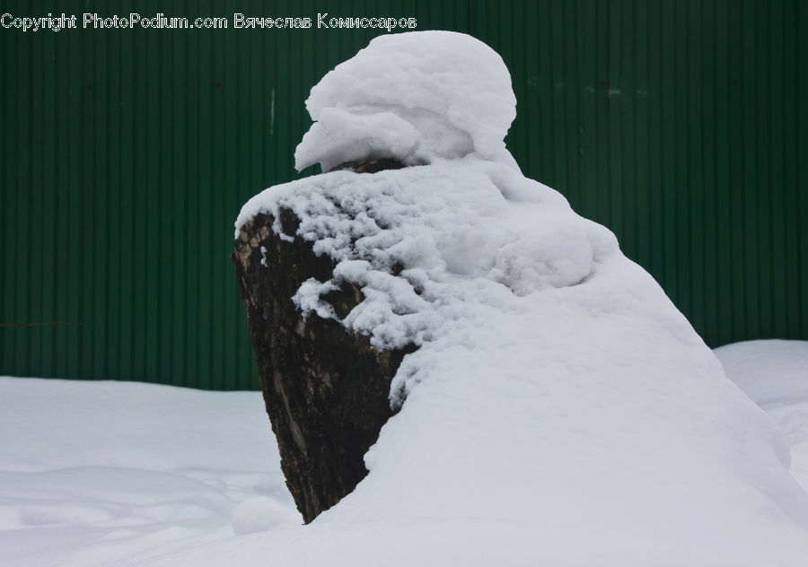 Ice, Outdoors, Snow, Snowman, Winter, Head, Portrait