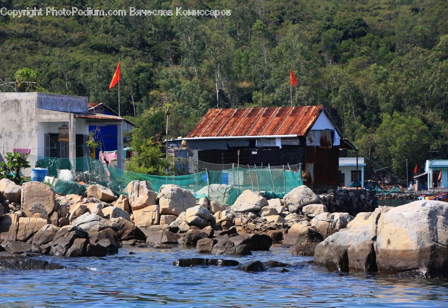 Lumber, Rock, Cabin, Hut, Rural, Shack, Shelter