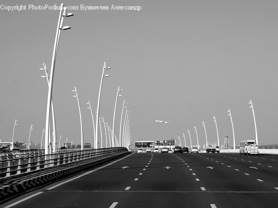 Freeway, Road, Bridge, Highway, Arch, Engine, Machine