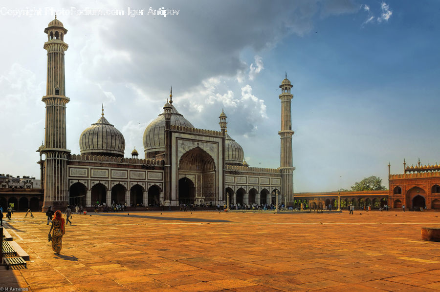 Architecture, Dome, Mosque, Worship, Building, City, Downtown