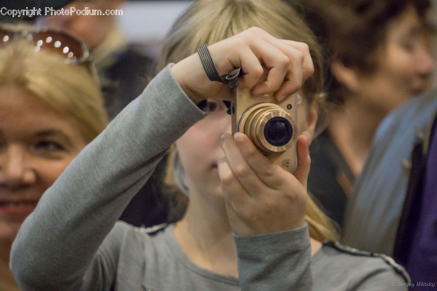 People, Person, Human, Binoculars, Dimples, Face, Smile