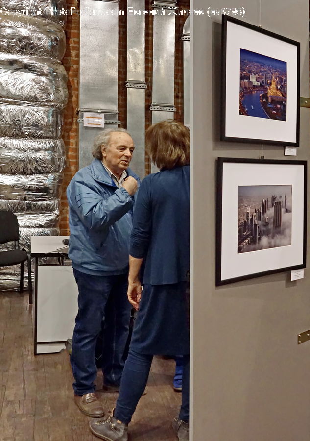 People, Person, Human, Chair, Furniture, Art, Art Gallery