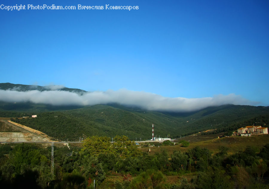 Mountain, Mountain Range, Outdoors, Forest, Vegetation, Landscape, Nature