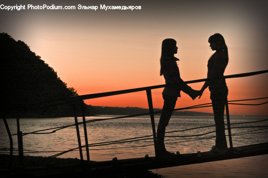 People, Person, Human, Hand, Holding Hands, Silhouette, Exercise