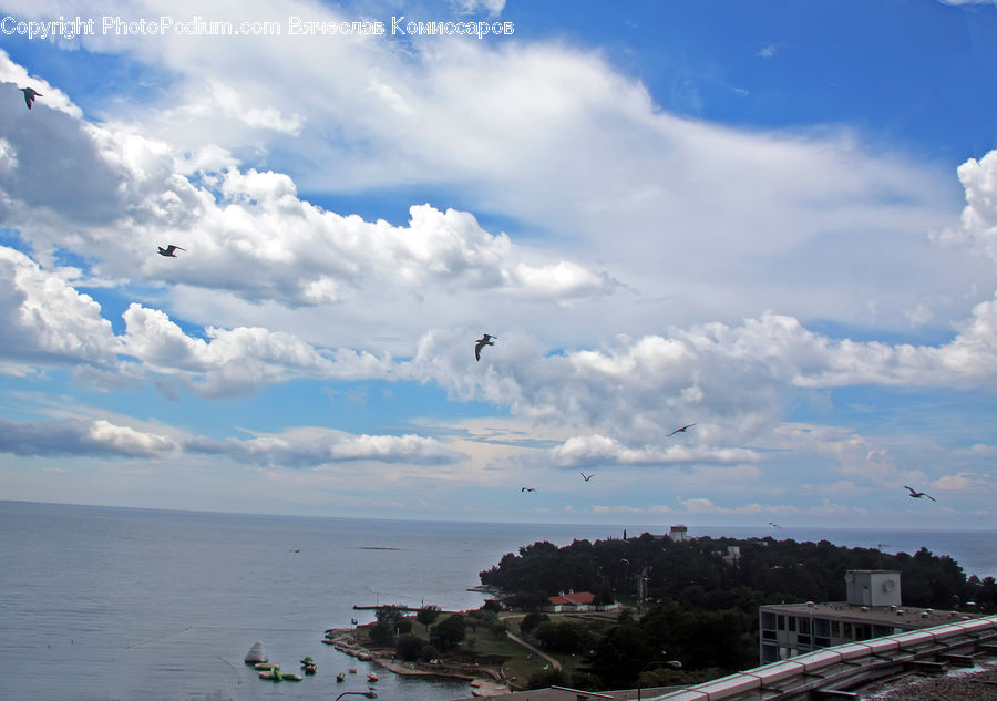 Azure Sky, Cloud, Outdoors, Sky, Cumulus, Coast, Sea