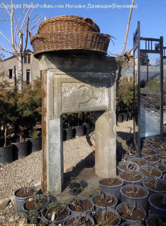 Bunker, Bowl, Rubble, Pot, Pottery, Building, Cottage