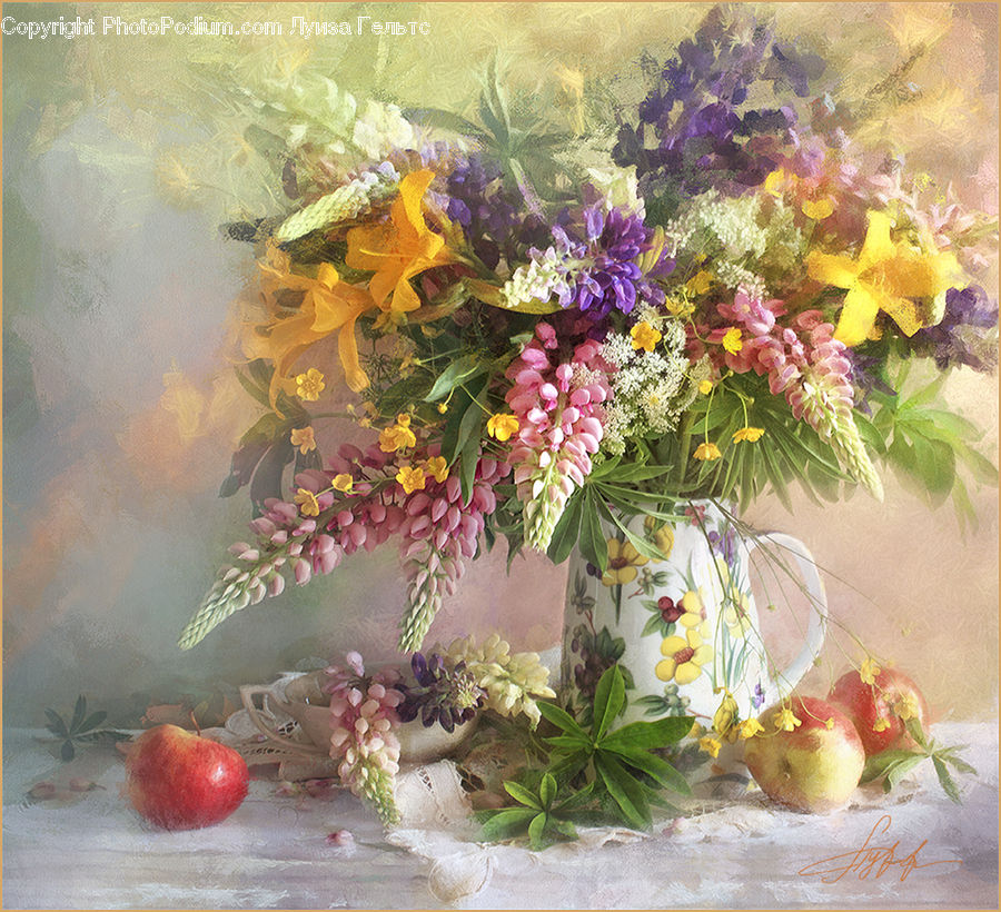 Art, Painting, Floral Design, Flower, Flower Arrangement, Flower Bouquet, Ikebana