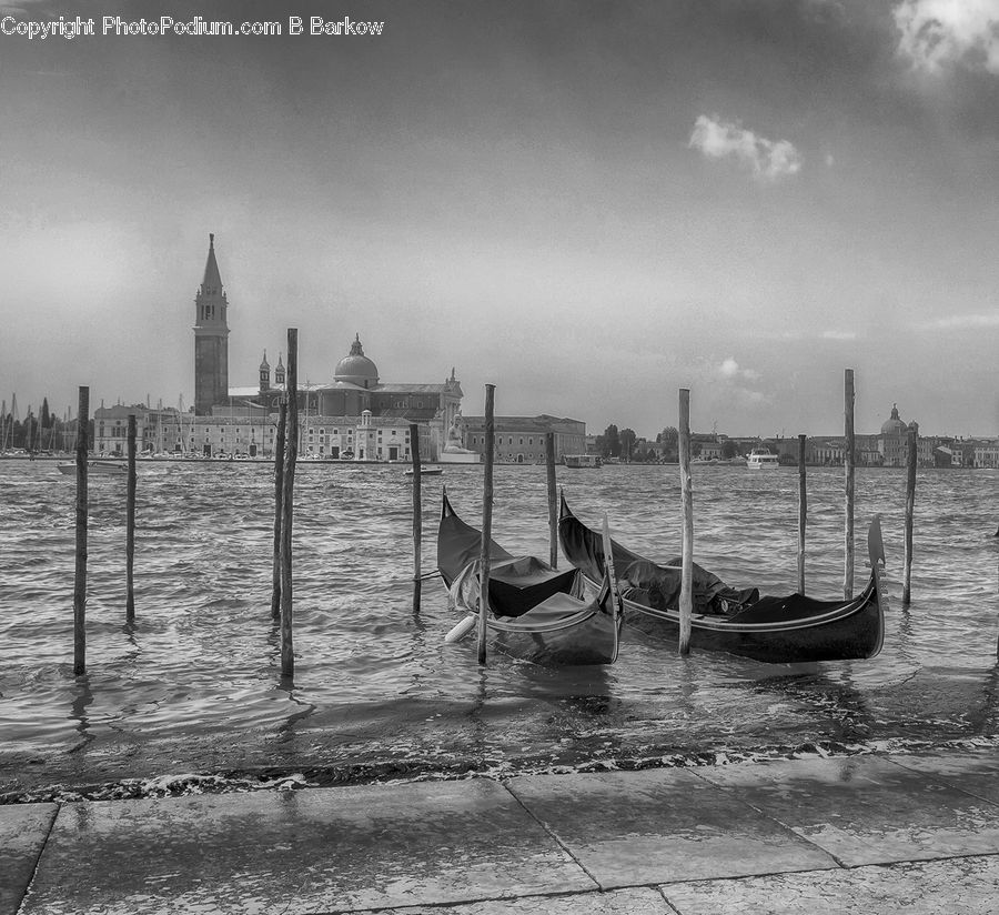 Boat, Gondola, Dock, Landing, Pier, Water, Coast