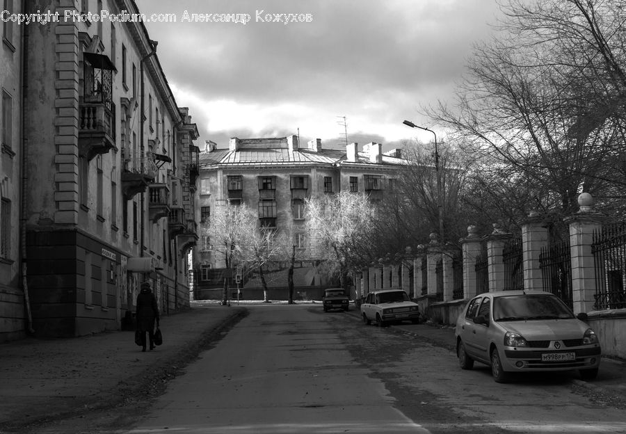 Alley, Alleyway, Road, Street, Town, Automobile, Car