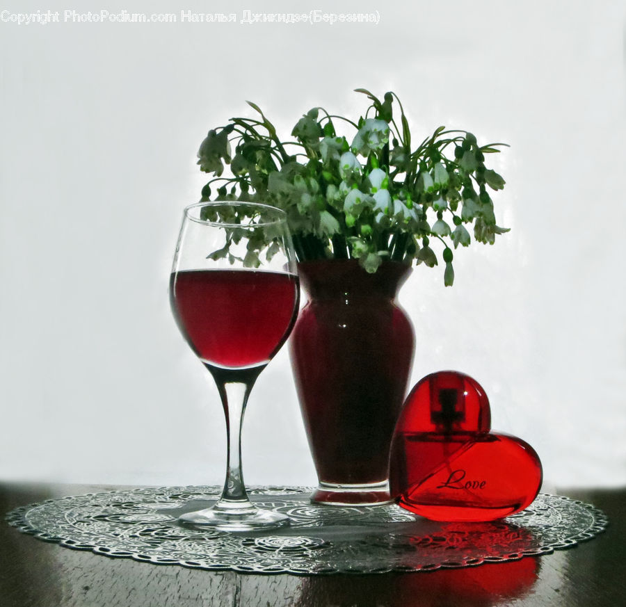 Glass, Beverage, Drink, Goblet, Plant, Potted Plant, Alcohol
