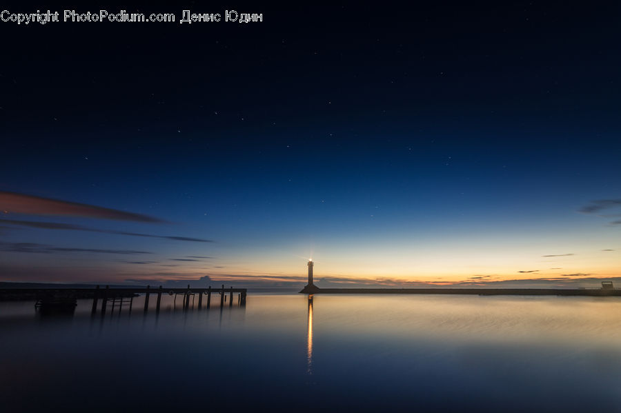 Dawn, Dusk, Sky, Sunrise, Sunset, Dock, Pier