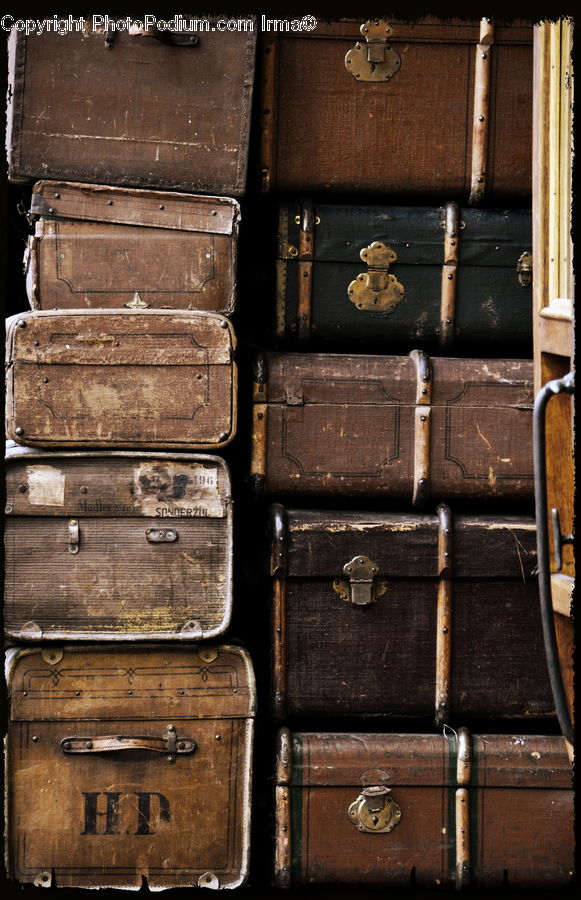 Luggage, Suitcase, Trunk