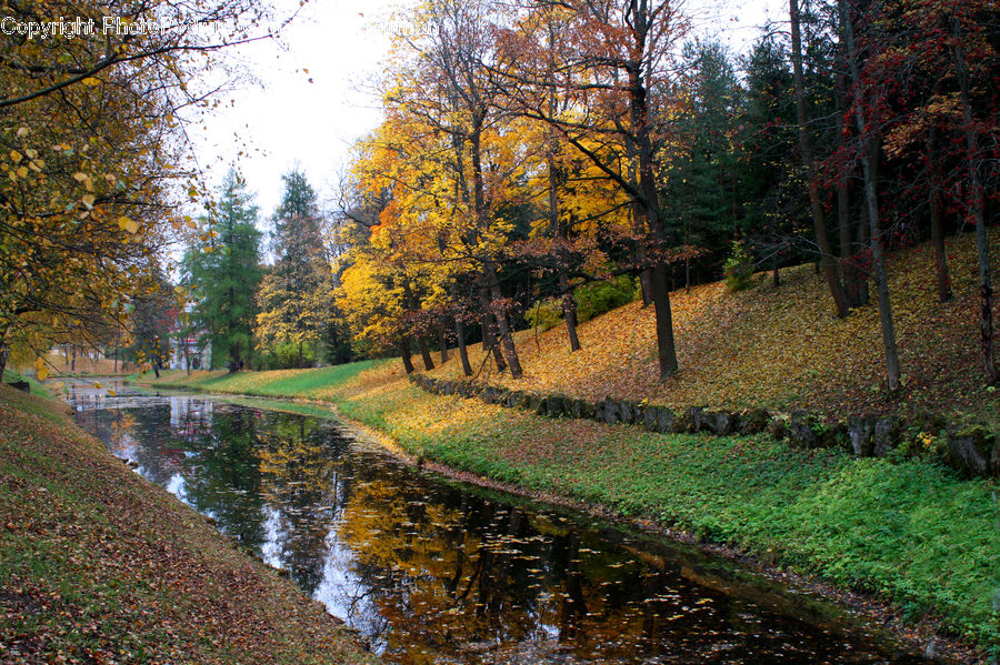 Canal, Outdoors, River, Water, Dirt Road, Gravel, Road