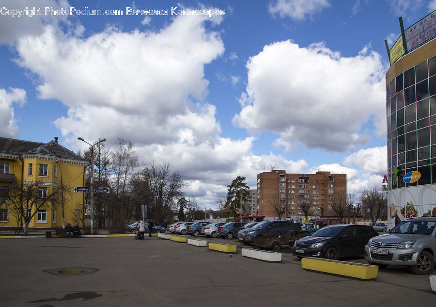 Automobile, Car, Vehicle, Suv, Building, Housing, City