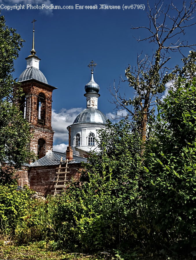 Architecture, Bell Tower, Clock Tower, Tower, Spire, Steeple, Brick