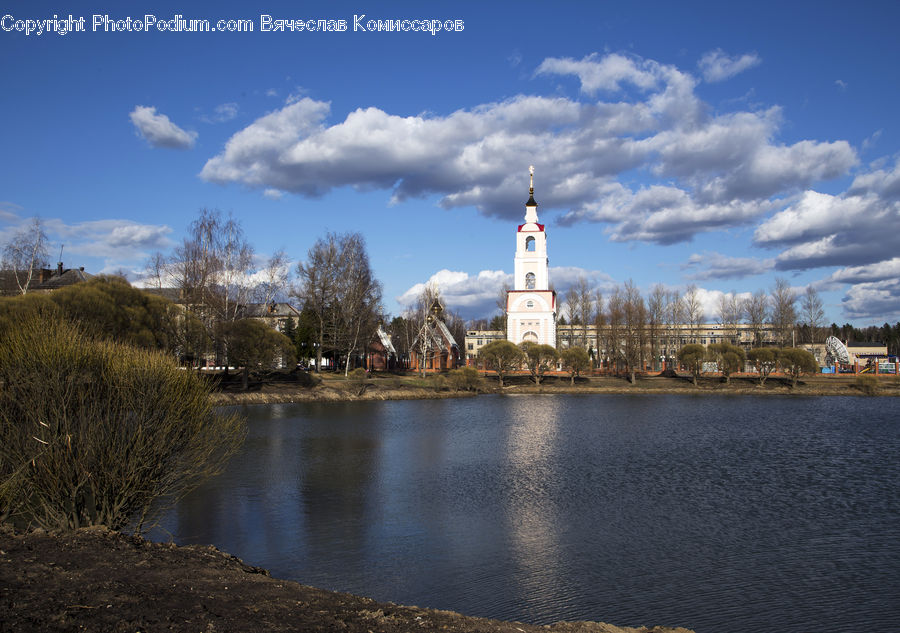 Factory, Refinery, Architecture, Bell Tower, Clock Tower, Tower, Beacon