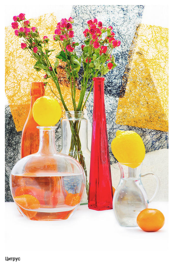 Citrus Fruit, Fruit, Orange, Jar, Porcelain, Vase, Glass