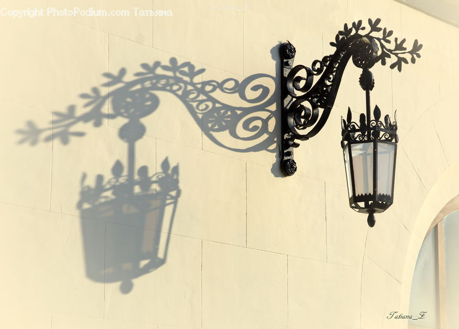 Chandelier, Lamp, Doodle, Drawing, Logo, Trademark, Emblem